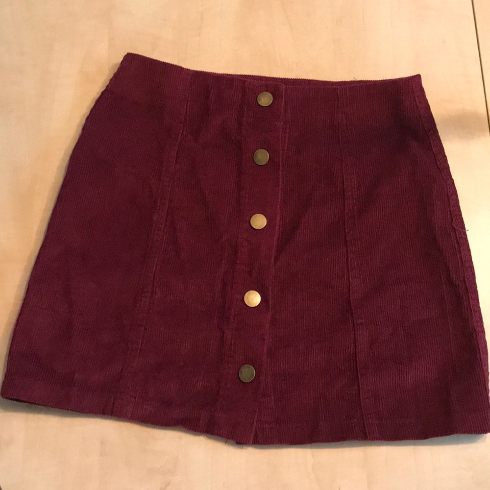 Velvet skirt
